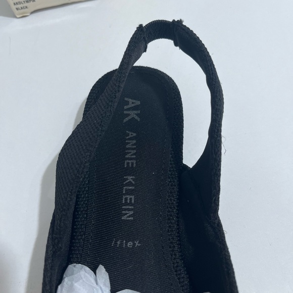 Anne Klein Olympia Black Flat Shoes Size 9 - Picture 7 of 9